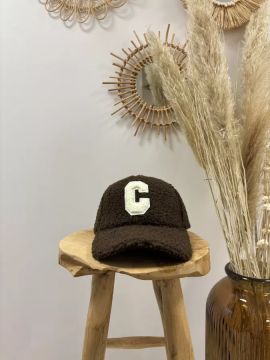 Casquette marron chocolat
